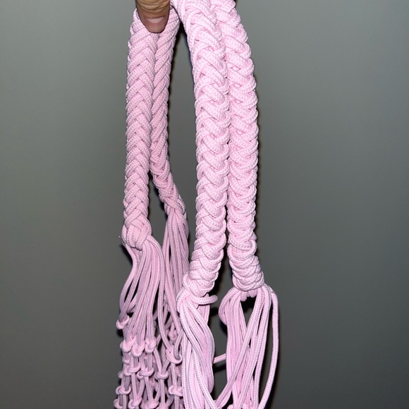 Mesh bag in baby pink! - Picture 2 of 3